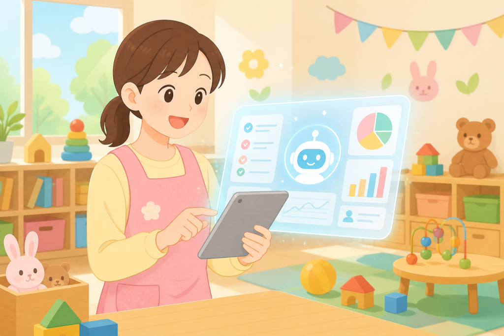 保育士のAI活用イメージ