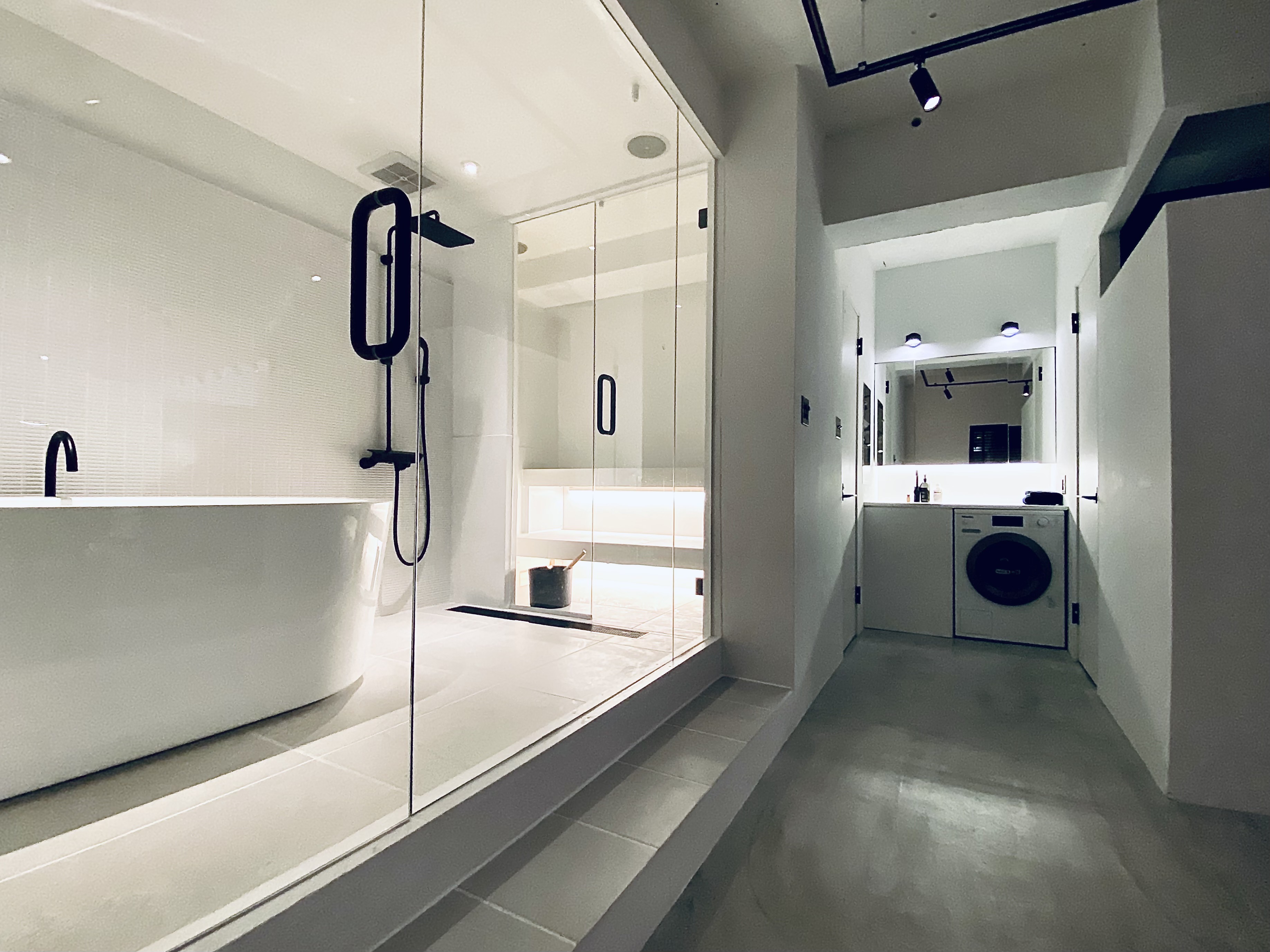 おしゃれなバスルーム・サウナ｜マンションリノベーション 札幌